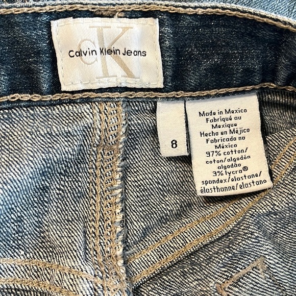 Calvin Klein blue jean skirt - Picture 8 of 8